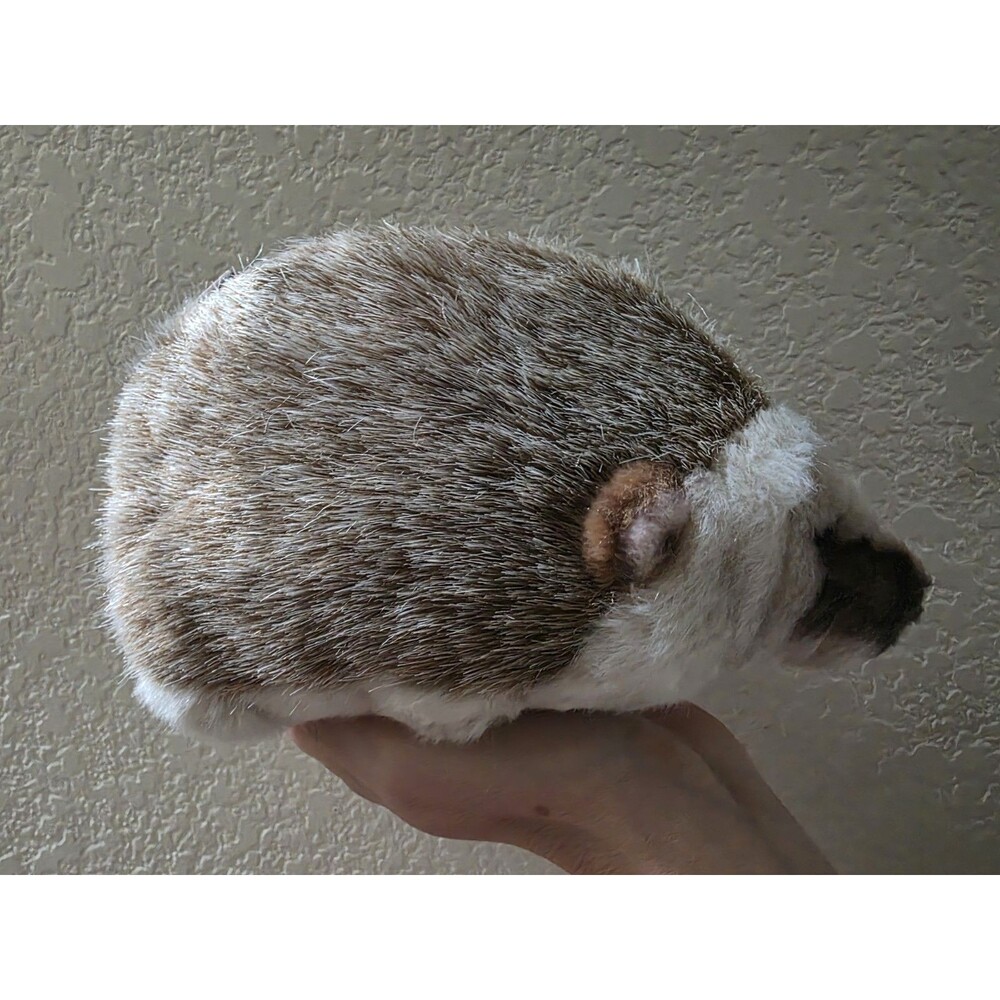Nat & Jules Realistic Hedgehog Plush Demdaco Animal Collection Soft Fuzzy Clean